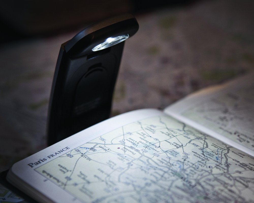 Mighty Bright 42310 Metal Ultra Thin Book Light, Black