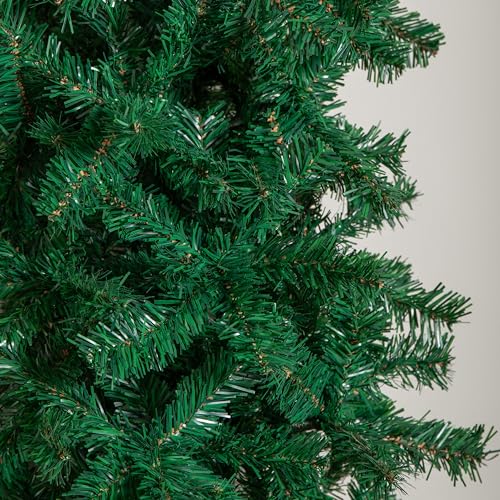 8ft (2.40m) Samuel Alexander Single Door Plain Green Flat Top Christmas Tree Arch with 2000 Tips - Image 3