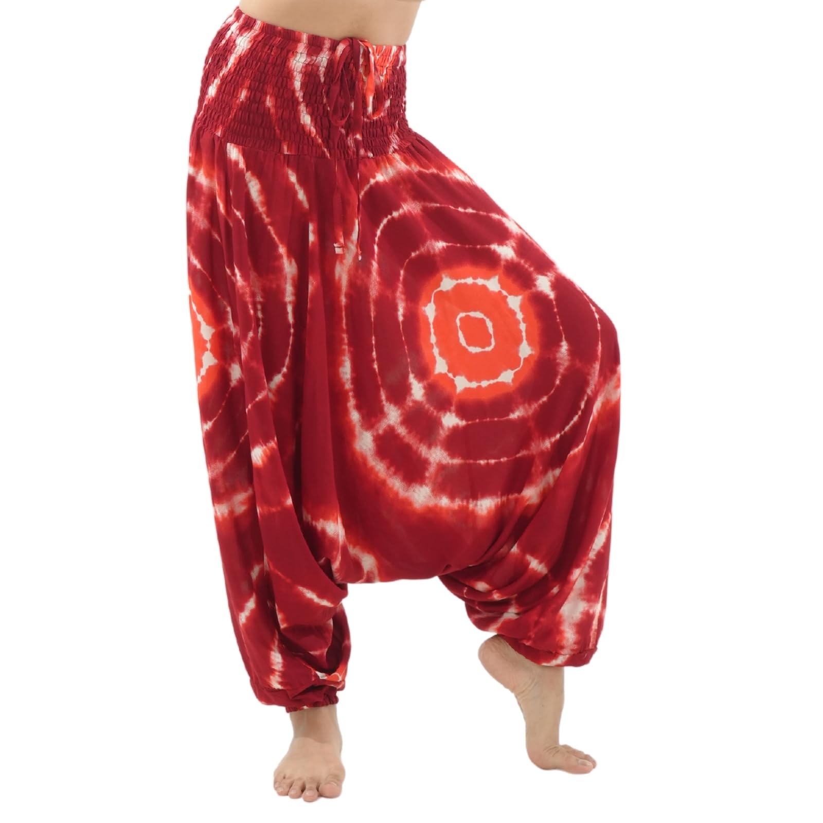 Panasiam Unisex Red Aladin Pants Sunrise, Xl