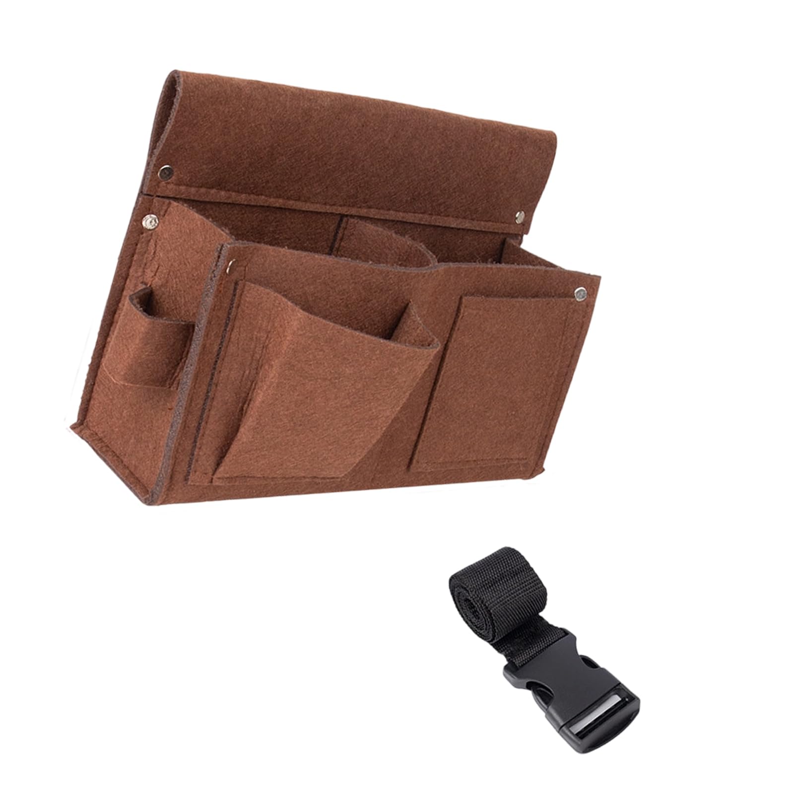 Belt Tool Bag Pouch for Electricians, Carpenters, Home Users, Multi Pocket Waist Organizer with Included Belt Waist Tool Pouch Organizer Multi Pocket Work Maintenance Carry Installation Woodworking