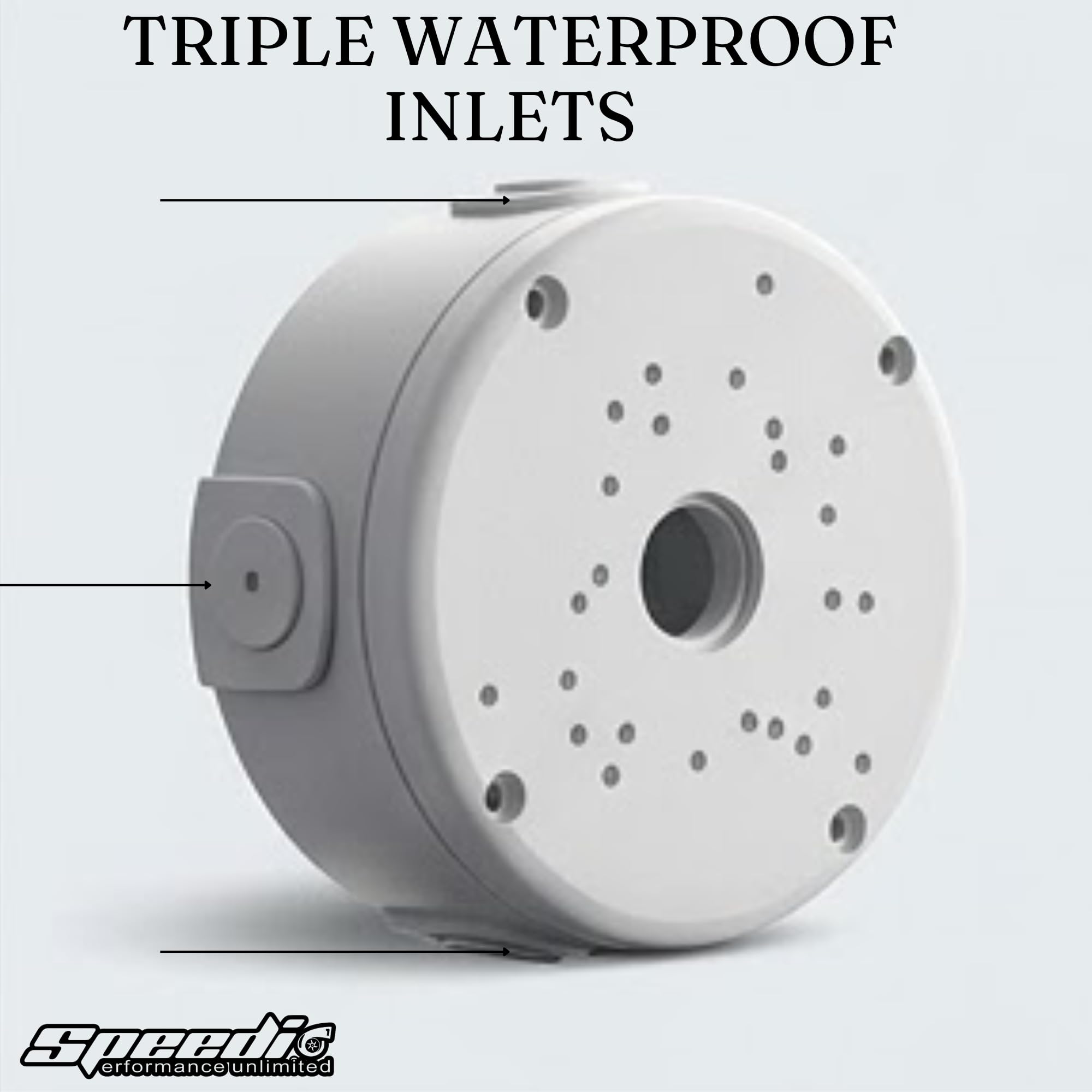 Speedio CCTV Junction Boxes - 5x5 Round -2 Speedio CCTV Junction Boxes - 5x5 Round -2