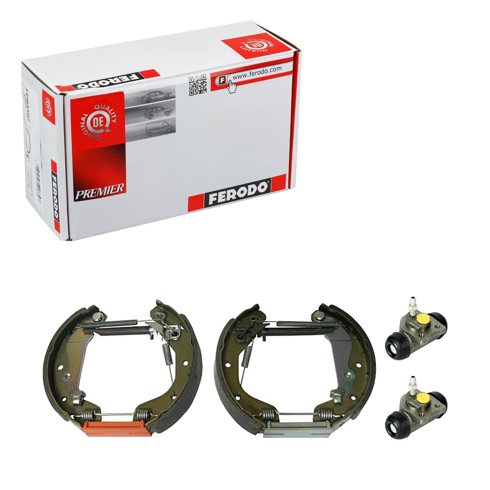 FERODO FMK622 Kit freno Freno a tamburo con cilindretto freno Posteriore | Compatibile con: CHEVROLET AVEO / KALOS Schrägheck, AVEO / KALOS Schrägheck, AVEO / KALOS Stufenheck, SPARK, GM KOREA KALOS