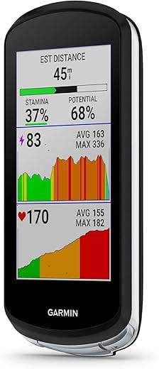 Garmin Edge 1040, GPS Bike Computer, On and Off-Road, Spot-On Accuracy, Long-Lasting Battery