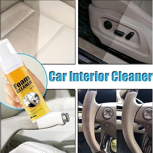 2Pcs Foam Cleaner,Magic Cleaning Foam Spray For Car，Car Magic Foam Cleaner, Car Seat Upholstery Strong Stain Remover, All-Purpose Household Cleaners For Car And Kitchen (100Ml) #TOP4
