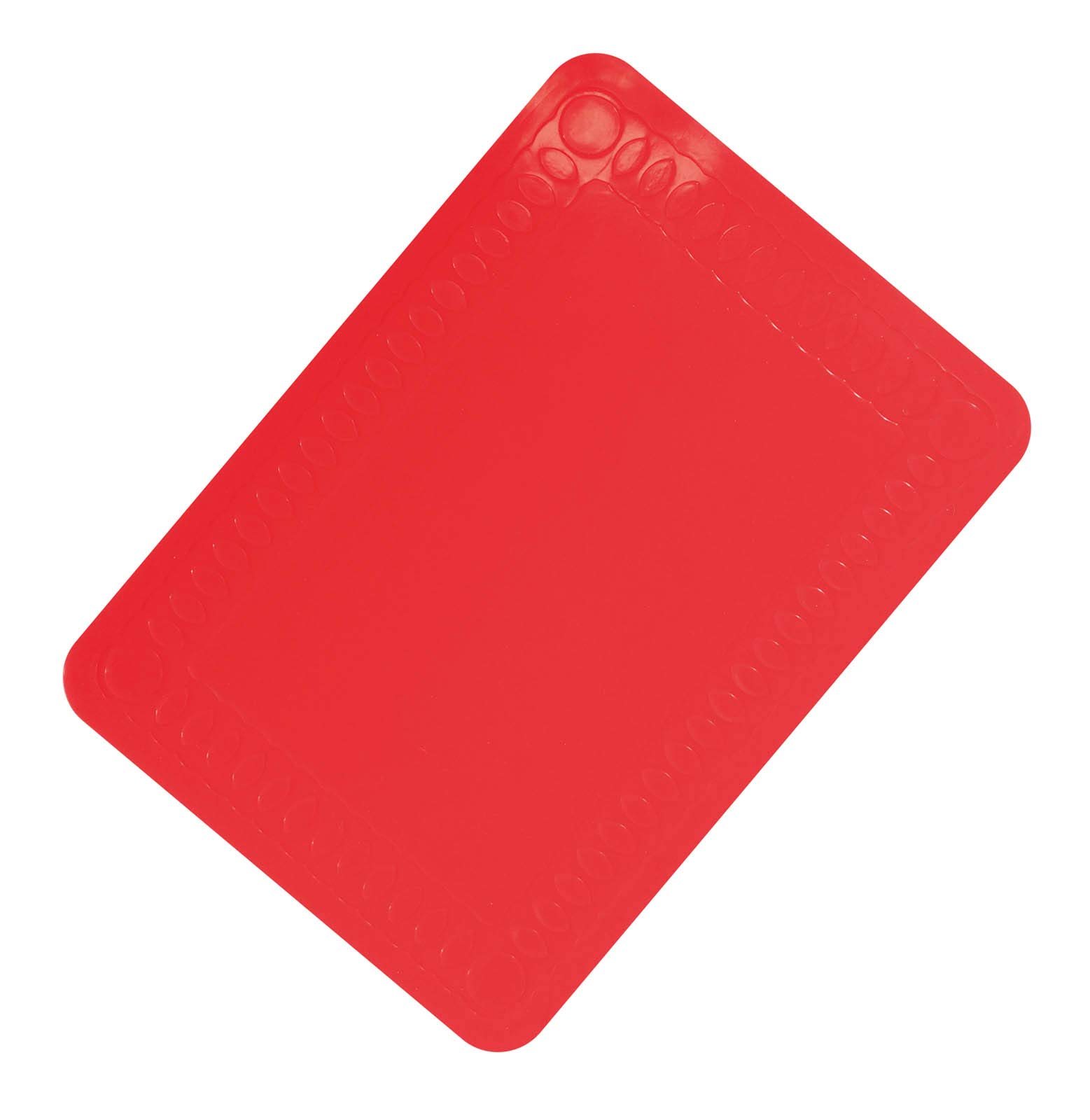 Aidapt Red Anti Slip Wipe Clean Heat Resistant Silicone Table Mat 250X180mm In