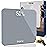 iHome Digital Scale, Bathroom Scale, Batteries Included, Scale Body Weight, Weight Scale, Digital Scale, Bathroom Scales for Weight, Digital Scales for Body Weight (Grey)