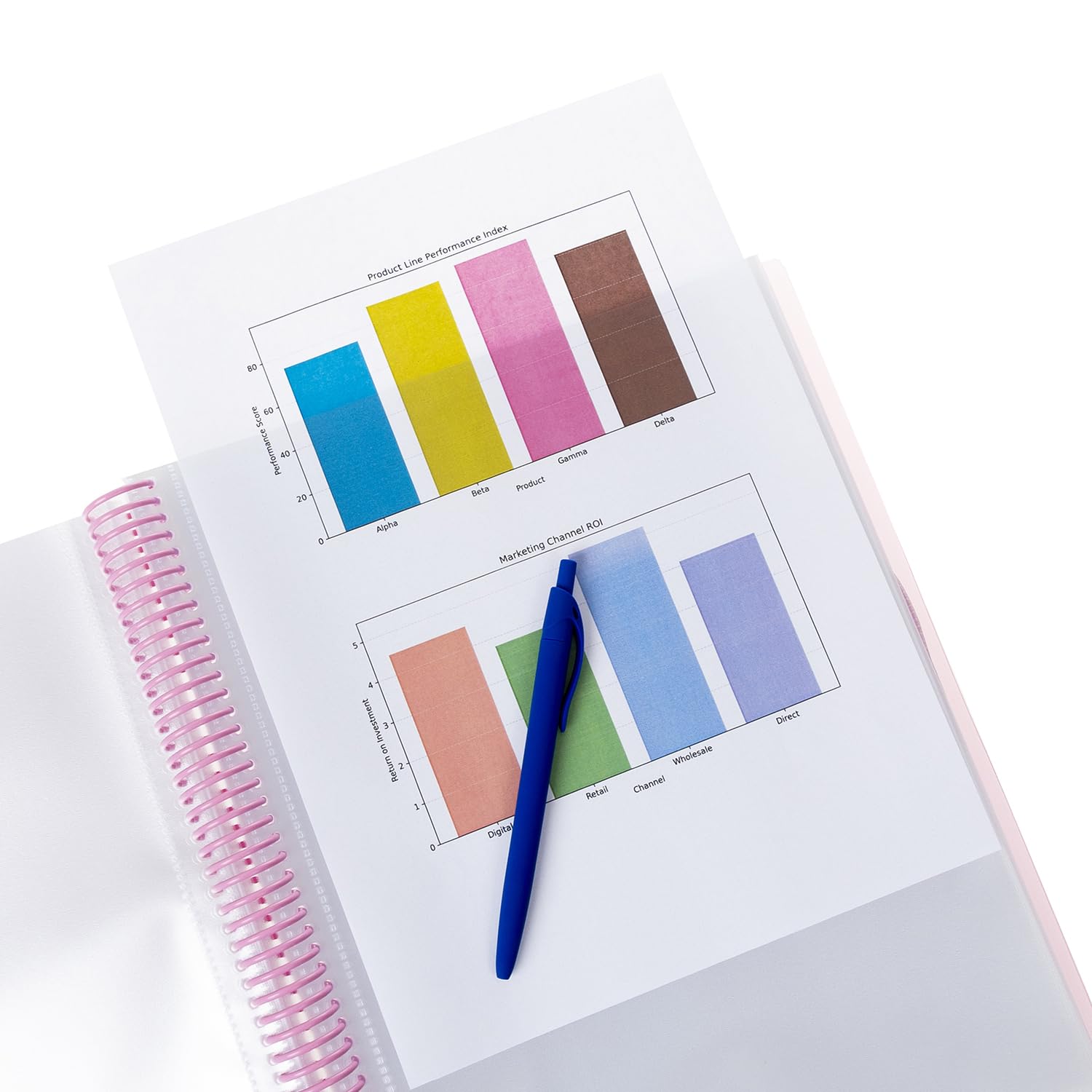 Grafoplas - Carpeta con Fundas Transparentes, A4, Rosa Claro, 50 Forros de Polipropileno Extra, Tapas de Plástico Flexible, Espiral PVC, Maxiplás Multiline, Perfecto como Material Escolar y Oficina