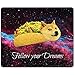Produktbild Gaming Mouse Pad Custom, Doaco in Taco Chicken Rolls Fliegen über die Galaxie Raum Fließen Sie Ihren Traum amüsant