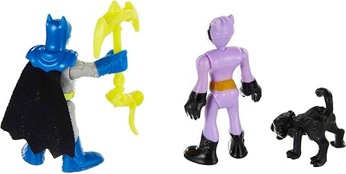 Miniatura 2 de Fisher-Price Imaginext DC Super Friends Batman & Catwoman - Juego de figuras para niños preescolares de 3 a 8 años