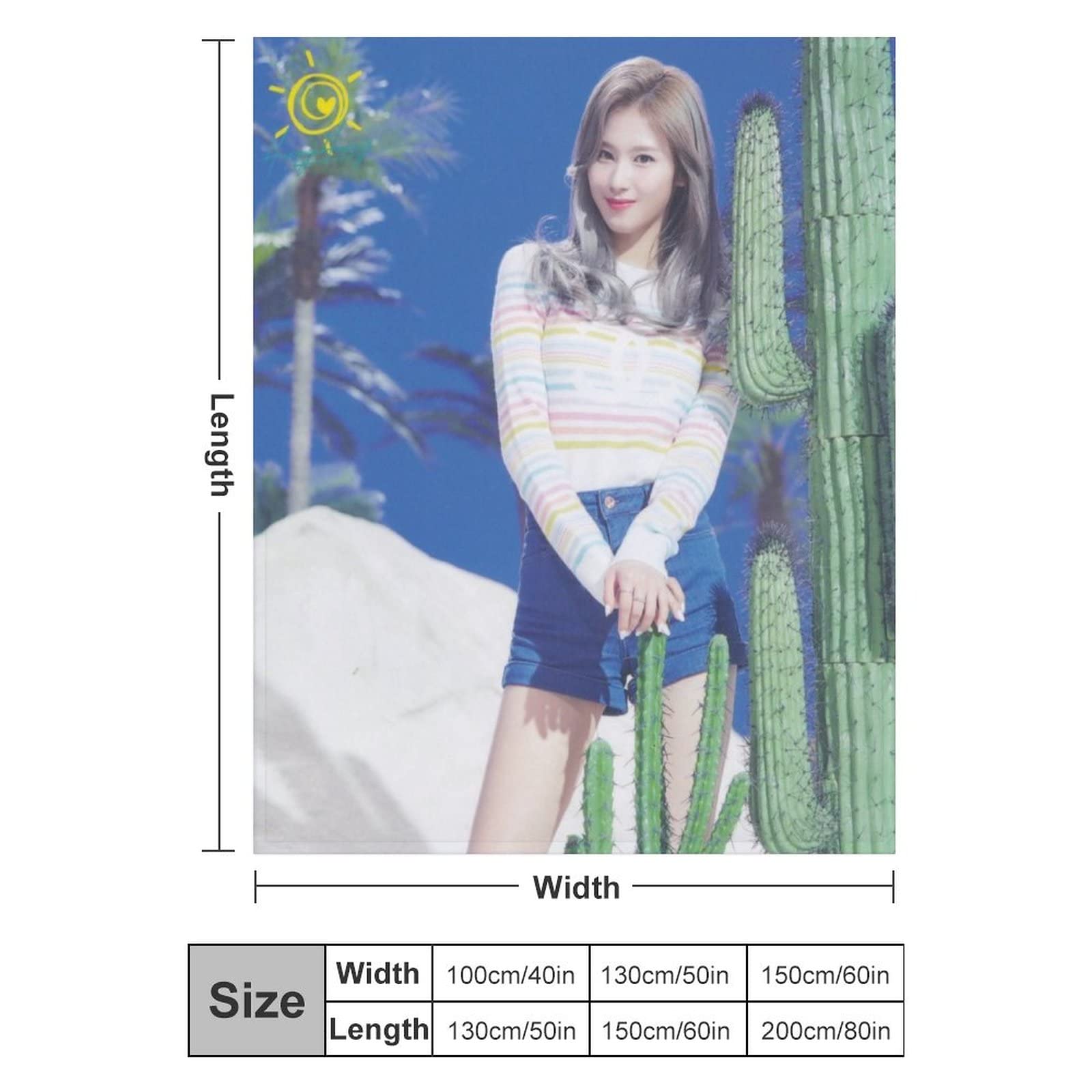 TWICEサナ ブランケット