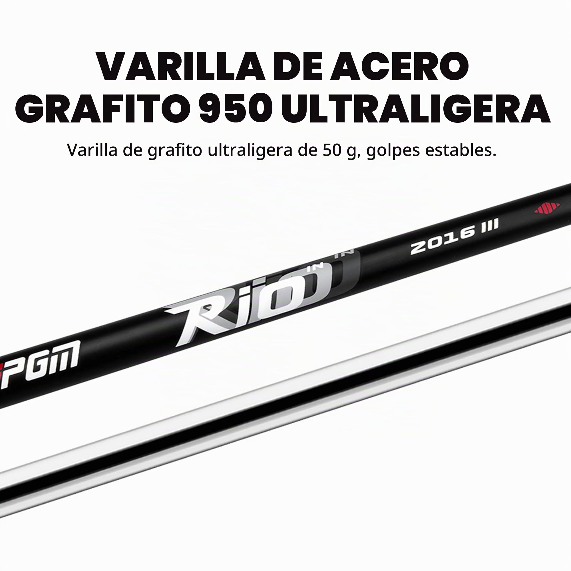 PGM Juego completo de palos de golf para hombre, 12 piezas, 3 maderas (#1,3,5), 1 híbrido (#4H), 6 hierros (#5, 6, 7, 8, 9, PW), 1 cuña de arena (52°), 1 putter