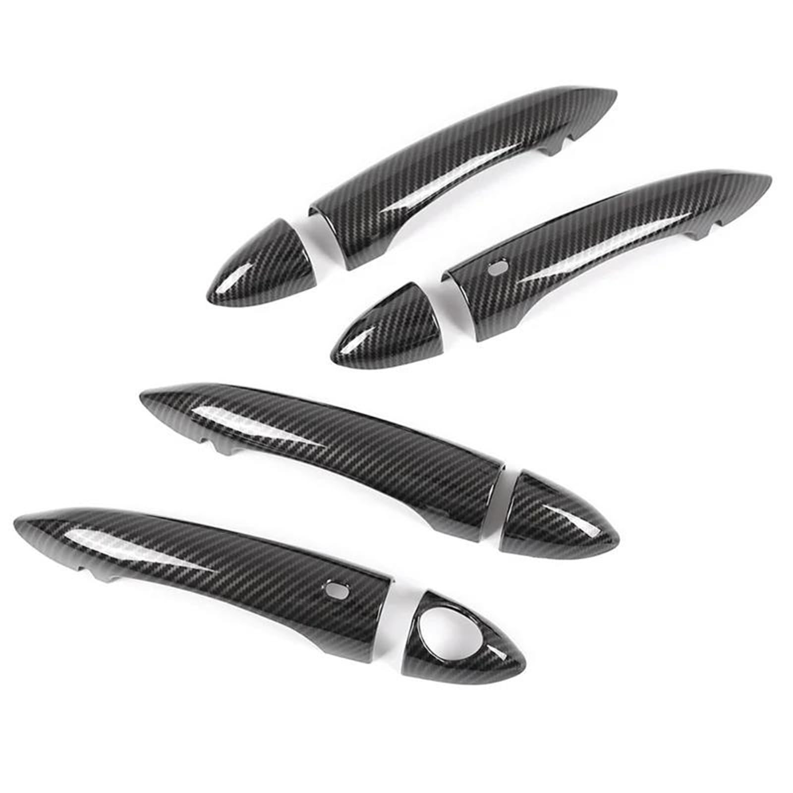 HJKDSZ Car Door Handle Cover Exterior Trim Decorative Accessories for Alfa for Romeo for Giulia 2017-2020