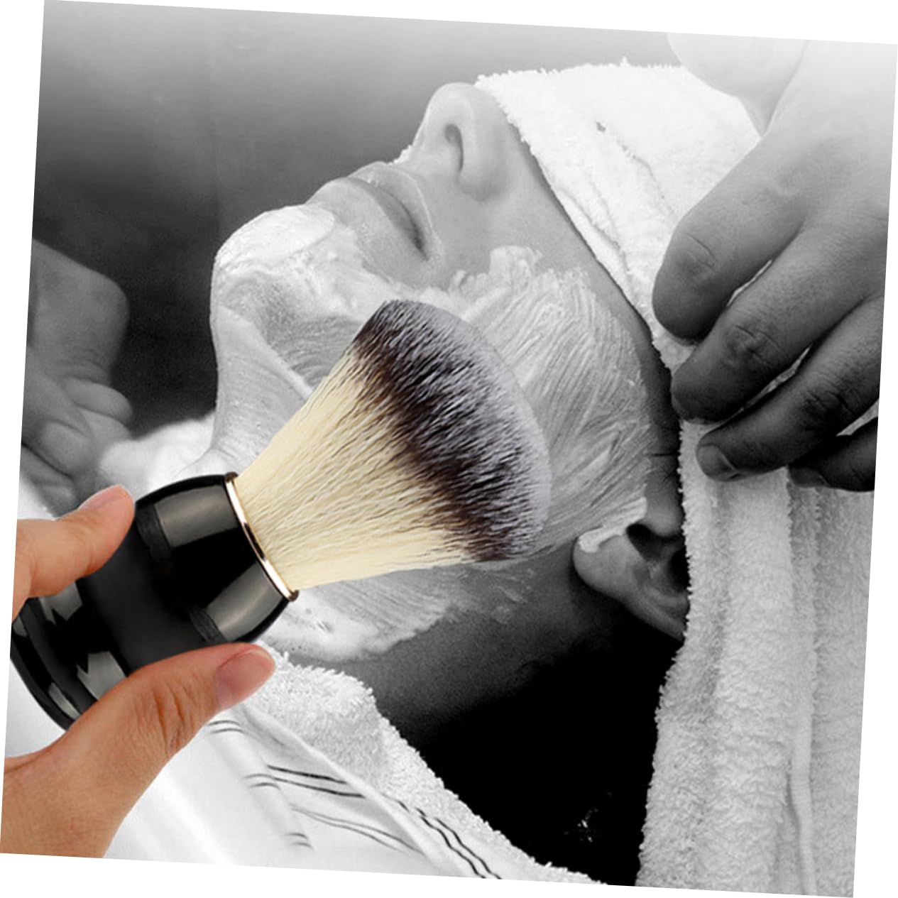 3 Set Spazzole Per Barba Con Setole Morbide Accessori Per Della Barba Per Uomini Colori 2 Pezzi * 3