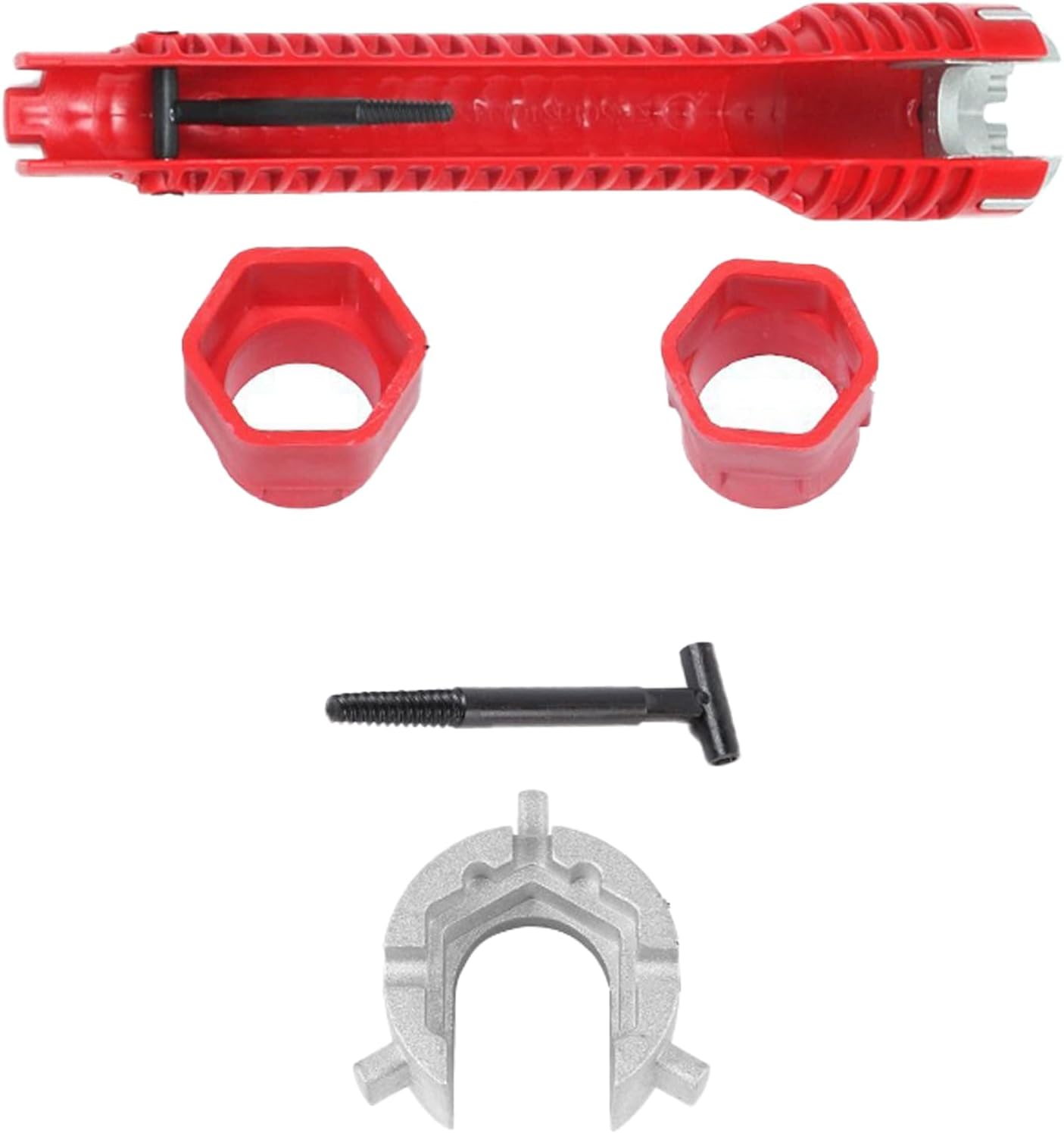 Multifunctional Sink Bathroom Wrench Repair Removal Tool for Plumbing Installation Repair in Tight Space 5/8Function