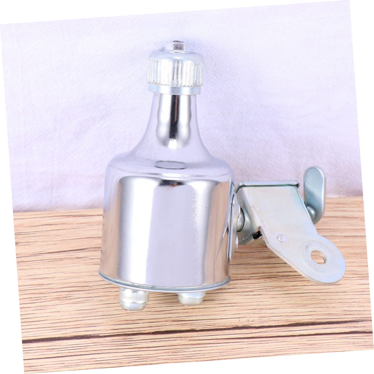 ABOOFAN Phare de Vélo sans Batterie Argenté Générateur de Friction Facile à Utiliser en Plastique et Métal pour Éclairage VTT Sécurisé