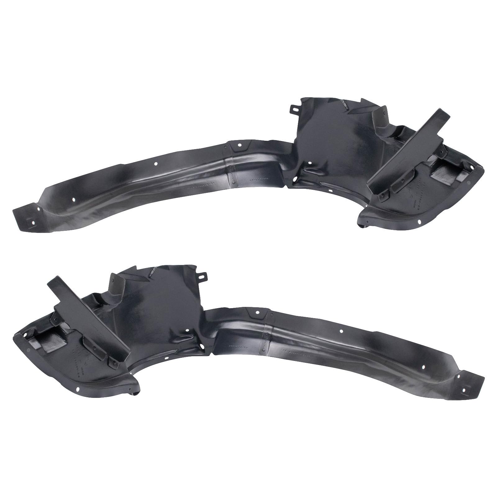 TRQ Inner Fender Liner Set | For 2008-2012 Chevrolet Malibu GM1248201 GM1249201