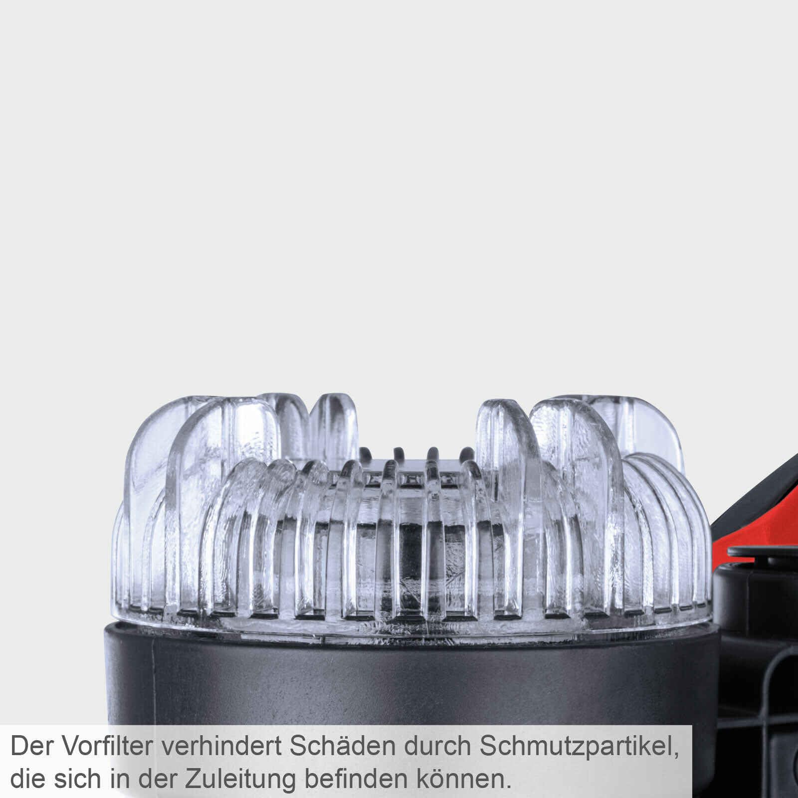 Scheppach Hauswasserwerk HWW1400 | Fördermenge 6000 L/h | Leistung 1300W | Kessel 24L | Förderdruck 4,8bar - Einschalt/Abschaltdruck 1,5-3bar | Förder-/Ansaughöhe 48/8m | Wasserpumpe für Haus & Garten