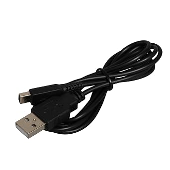 ENDARK 3DS Charger Cable, 1.2m 3.9ft USB Charging Cable for 3DS, 3DS XL, DSI, DSI XL, 2DS, NEW 3DS XLBlack