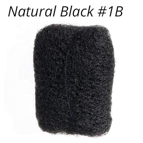 Miniatura 9 de Cabello humano afro ajustado, ideal para hacer o reparar rastas permanentes, torsiones y trenzas, 4 paquetespaquete (8 pulgadas9.2 in, gris)