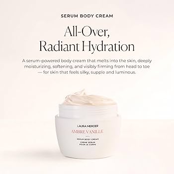 Amazon | Laura Mercier Serum Body Cream - Ambre Vanille for Women
