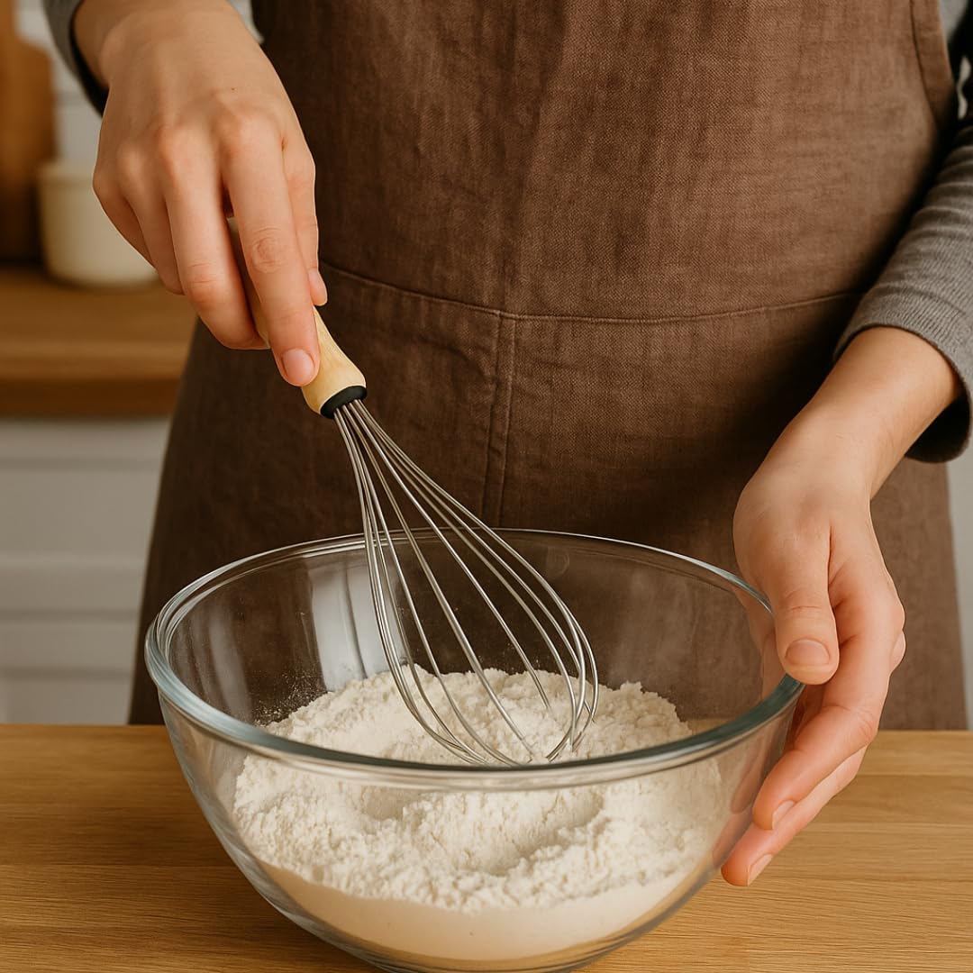 Frusta danese in acciaio inox stile olandese Pane Sourdough