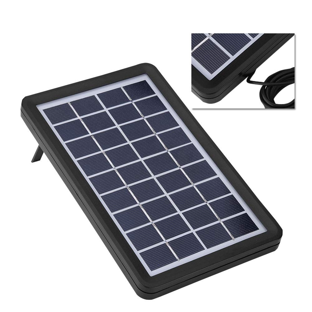 Richer-R ASHATA Pannello Solare, 9V 3W Solar Board Impermeabile al 93% di Celle Solari in Silicio Policristallino a Trasmissione di Luce