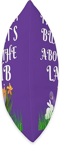 Miniatura 2 de CHRISTIAN EASTER RELIGIOS DESIGN IT S NOT About The Bunny ITS About The Lamb Easter Throw Pillow 16x16 Multicolor