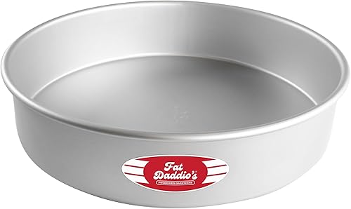 Miniatura 44 de Fat Daddio's Juego de moldes redondos de aluminio anodizado de 3 niveles para tartas de 3 pulgadas de profundidad, 4 pulgadas, 6 pulgadas, 8 pulgadas