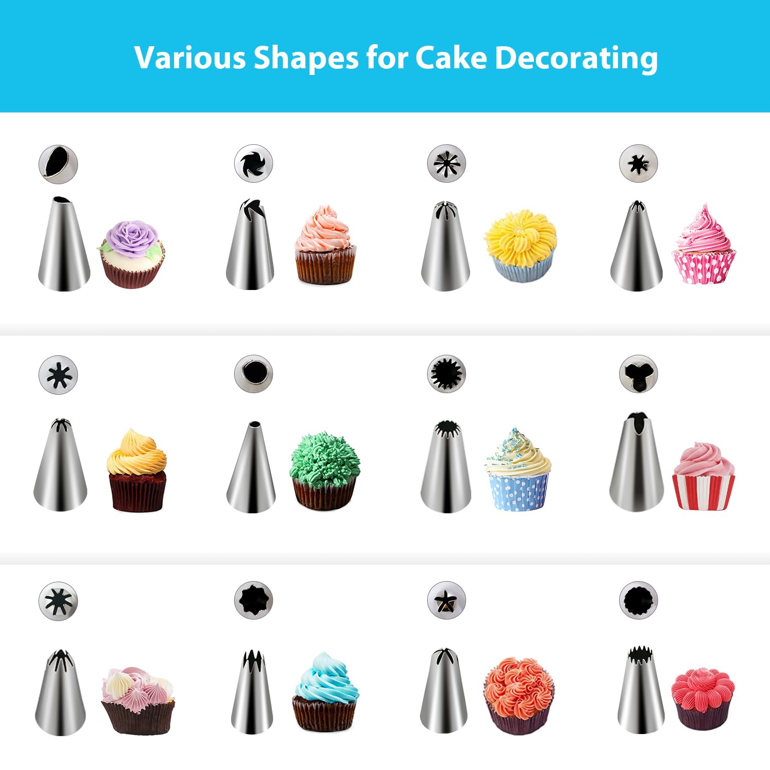100 bolsas gruesas desechables para glaseado, bolsas de pastelería desechables de 12 pulgadas, resistentes y antiestallidos, para decoración de pasteles, para chocolate, glaseado real, cupcakes, crema