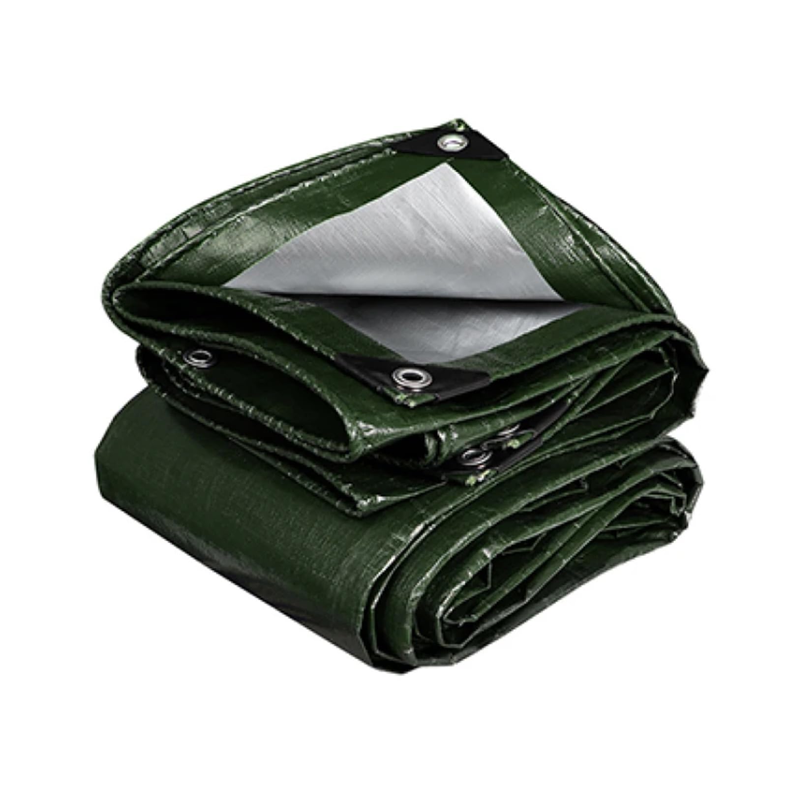 Chenghw 3X3m Double-Sided Sunproof Tarpaulin Rain And Sun Protection Thickened Waterproof Tarpaulin Sunshade Cloth Canvas Rainproof Tarpaulin(3X3m)