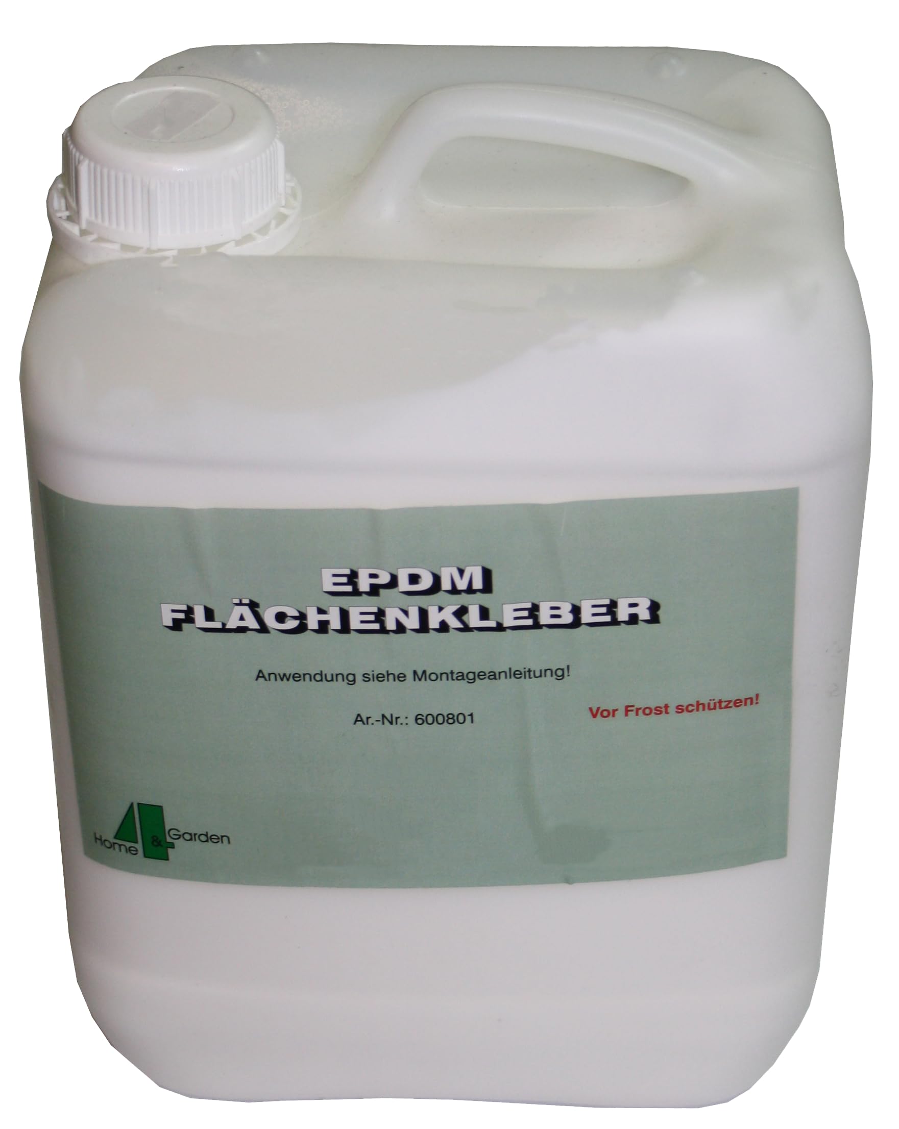 4 Home & Garden Bidon de colle EPDM de 4 litres - Collage complet de film EPDM pour toiture - Abri de jardin, abri de voiture, garage, balcon