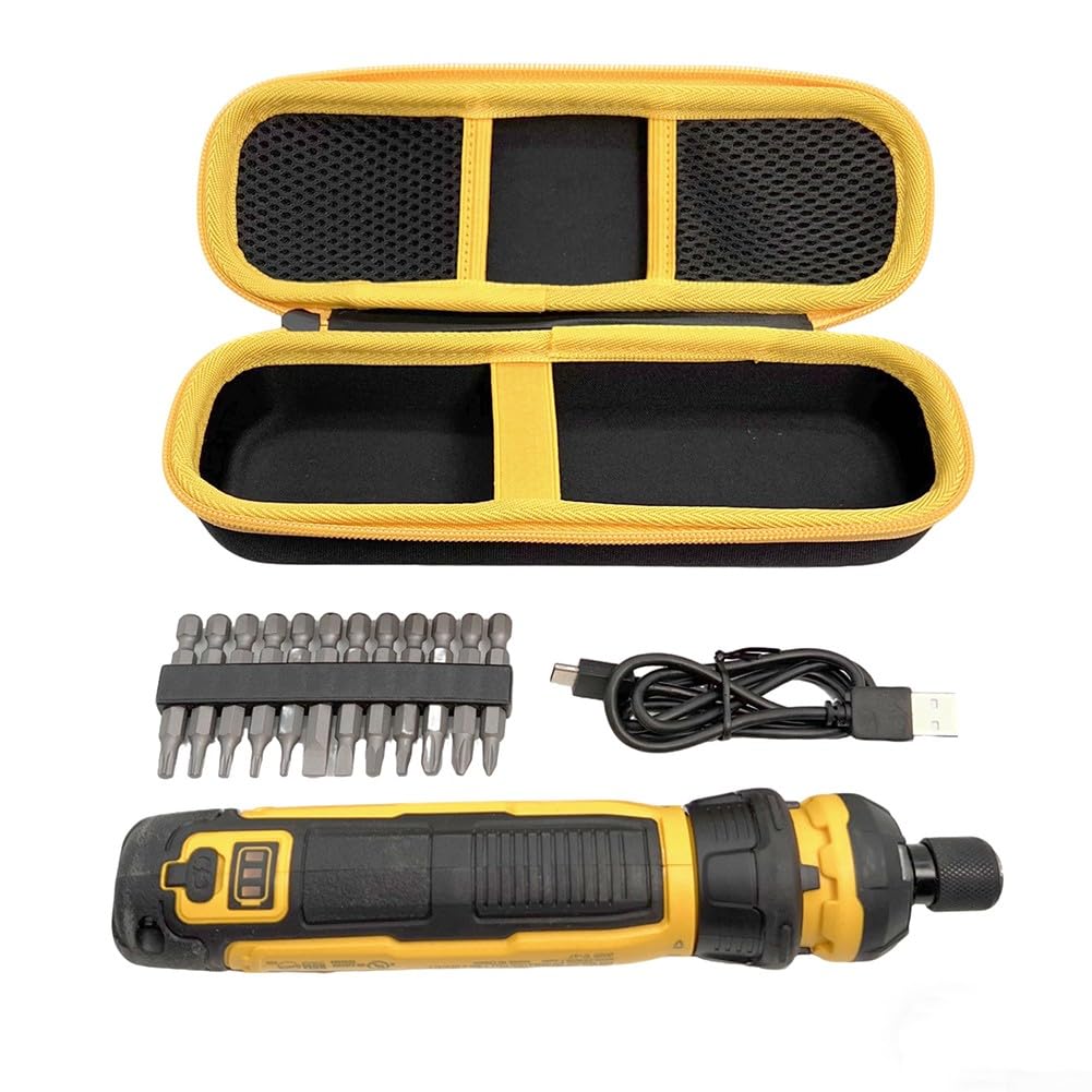Caja de almacenamiento para destornilladores Dewalt, caja de almacenamiento rígida con mango para brocas inalámbricas DWHT66719