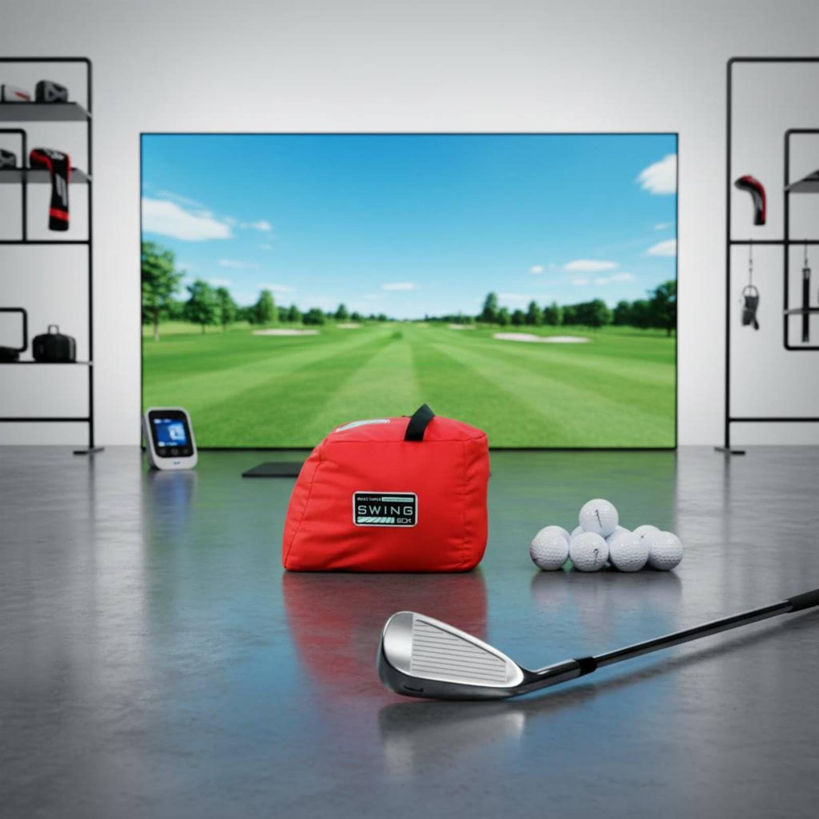 Milageto Sacco Impatto Golf senza Riempimento Immediato Attrezzo Sportivo Portatile Attrezzatura Sportiva per Campo Pratica