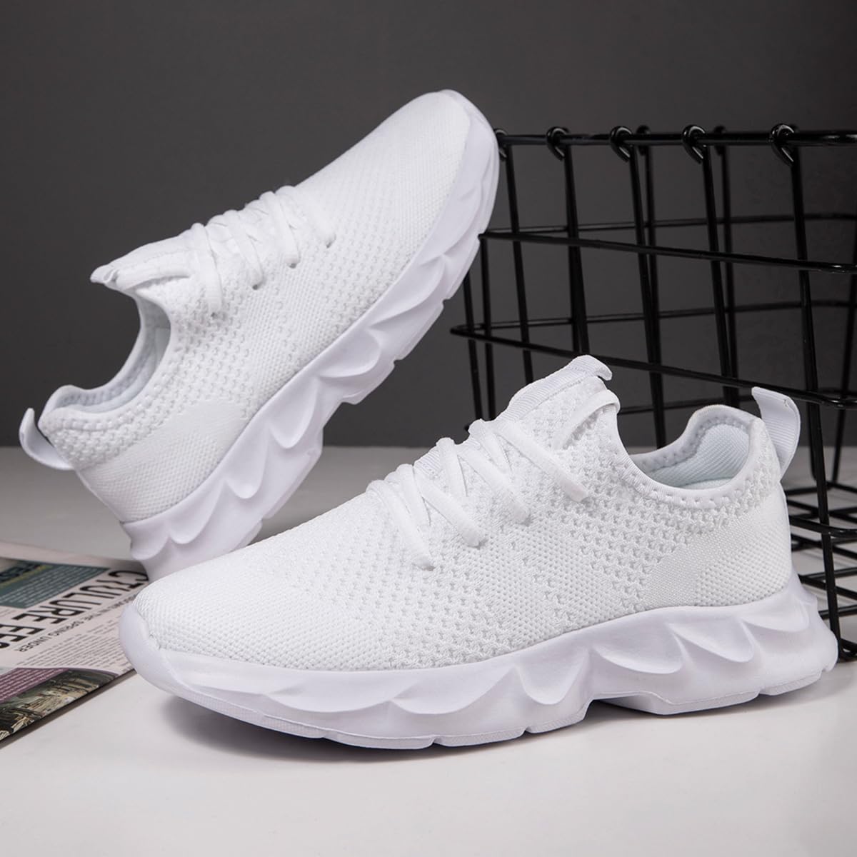 DLWKIPV Damskie buty do biegania, buty do biegania, tenisówki, damskie buty trekkingowe, oddychające, lekkie, antypoślizgowe