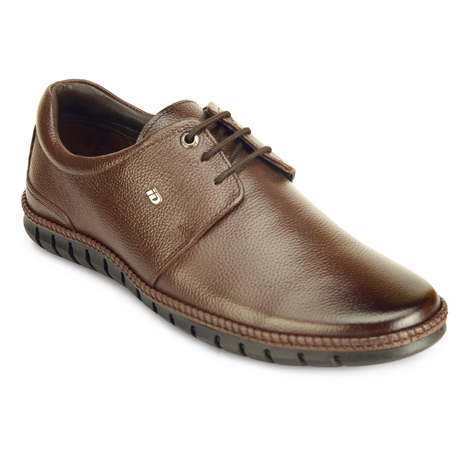 id Brown Laceup Formal Shoe for Men-picture-6
