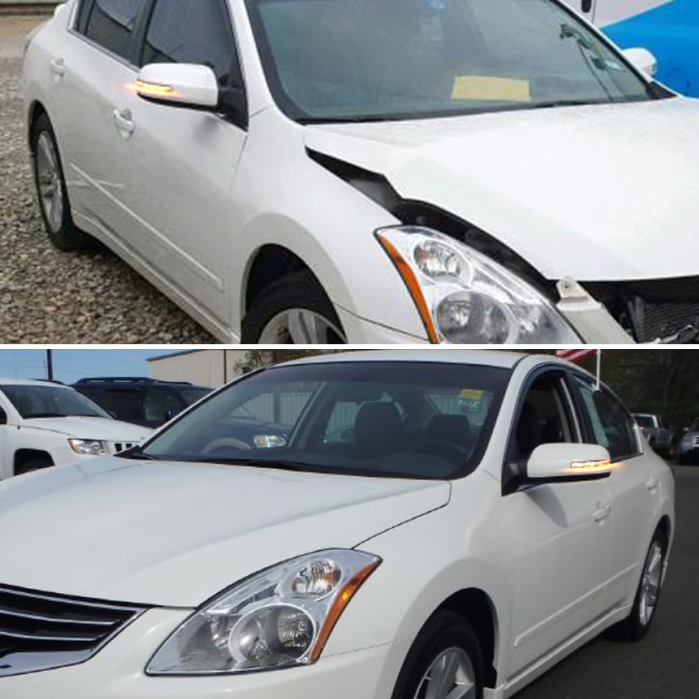 For 2007 2008 2009 2010 2011 2012 2013 Nissan Altima Side mirror turn signal Lights Clear Lens 26442ZX50A, 26443ZX50A