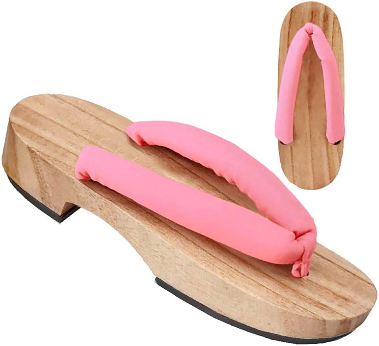 Wooden Clogs Women's Kamado Kochou Cosplay Shoes Geta Slippers Japanese