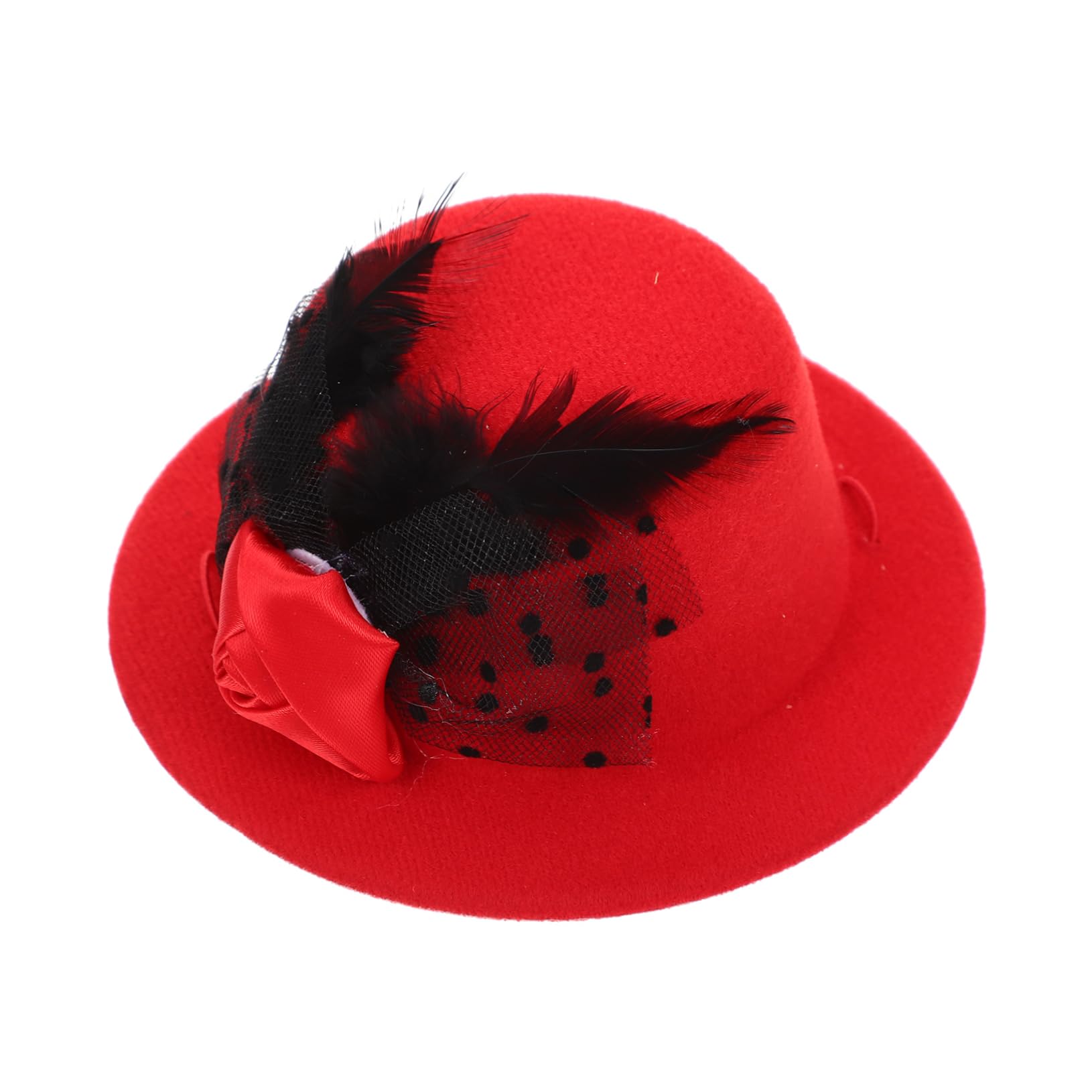 HANABASS Decorative Bowler Hat for Dogs and Cats Wear Resistant Pet Accessory for Parties and Photoshoots Durable and Comfortable Design Suitable for Pets