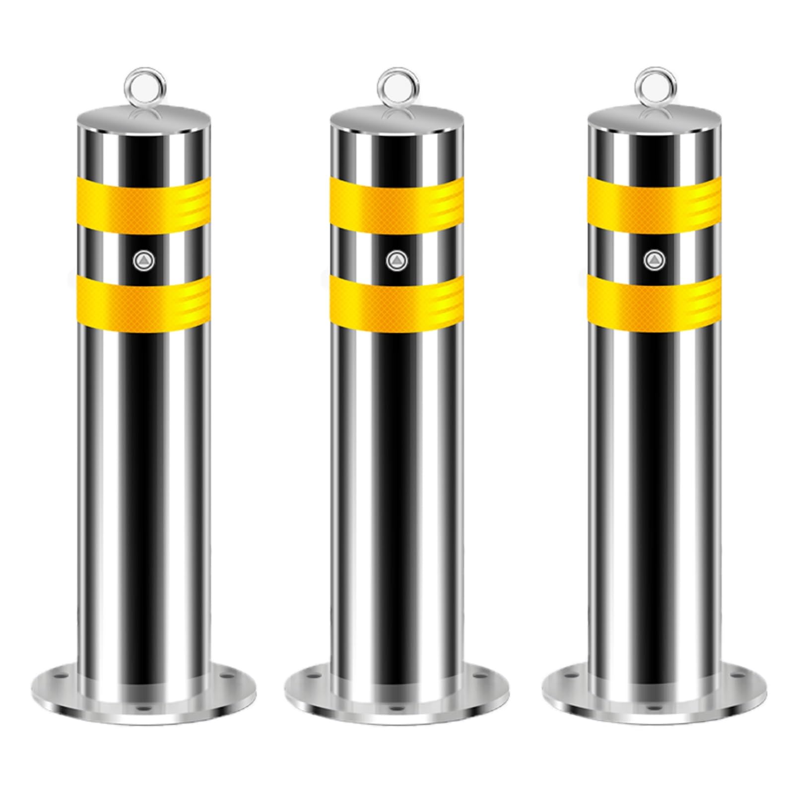 Bornes de stationnement en acier inoxydable de qualité supérieure et durable