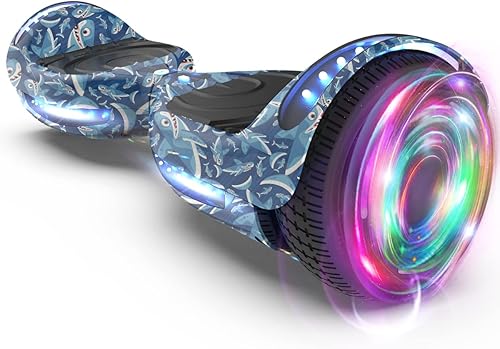 Patineta Hoverboard totalmente nueva, versión-HS2.0, color cromado y cubierta revestida. Scooter de dos ruedas con autoequilibrio, altavoz