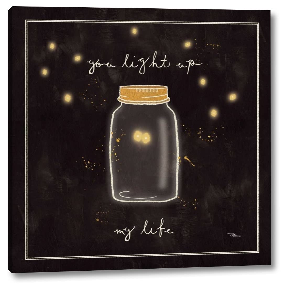 Firefly Glow I by Pela Studio - 16" x 16" Canvas Art Print Gallery Wrapped - Ready to Hang