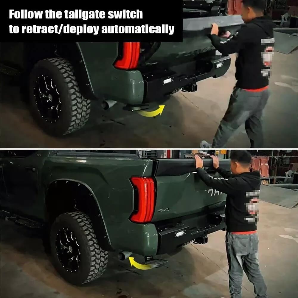 Retractable For Ford Ranger 2023-2025 – Side-Mounted Folding Step, 300 ...