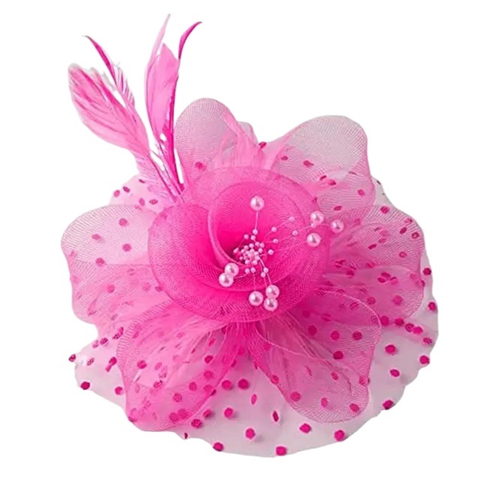 UALXPAO Wedding Hats Party Fascinator Headdress Wedding Headwear Bridal Hair Accessories for Tea Party,Weddings(Color5)