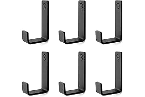 Robe & Towel Hook, 6 Pack Heavy-Duty Stainless Steel Outdoor Wall Hooks for the Pool