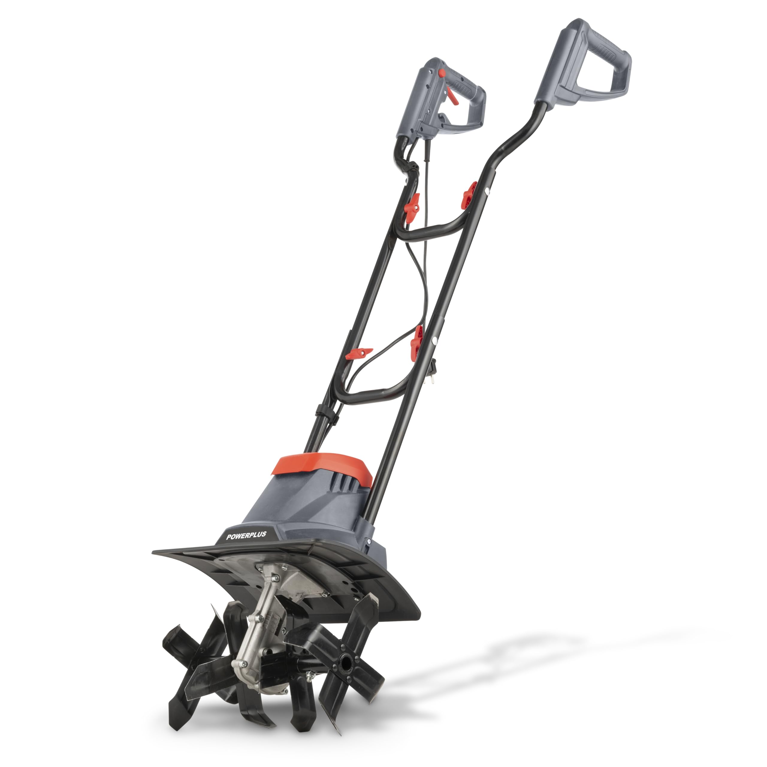 Powerplus elektryczna glebogryzarka ogrodowa POWEG70100 jako wertykulator i glebogryzarka do ogrodu – 1200 W – szerokość robocza 360 mm – głębokość robocza maks. 220 mm – w zestawie 4 noże
