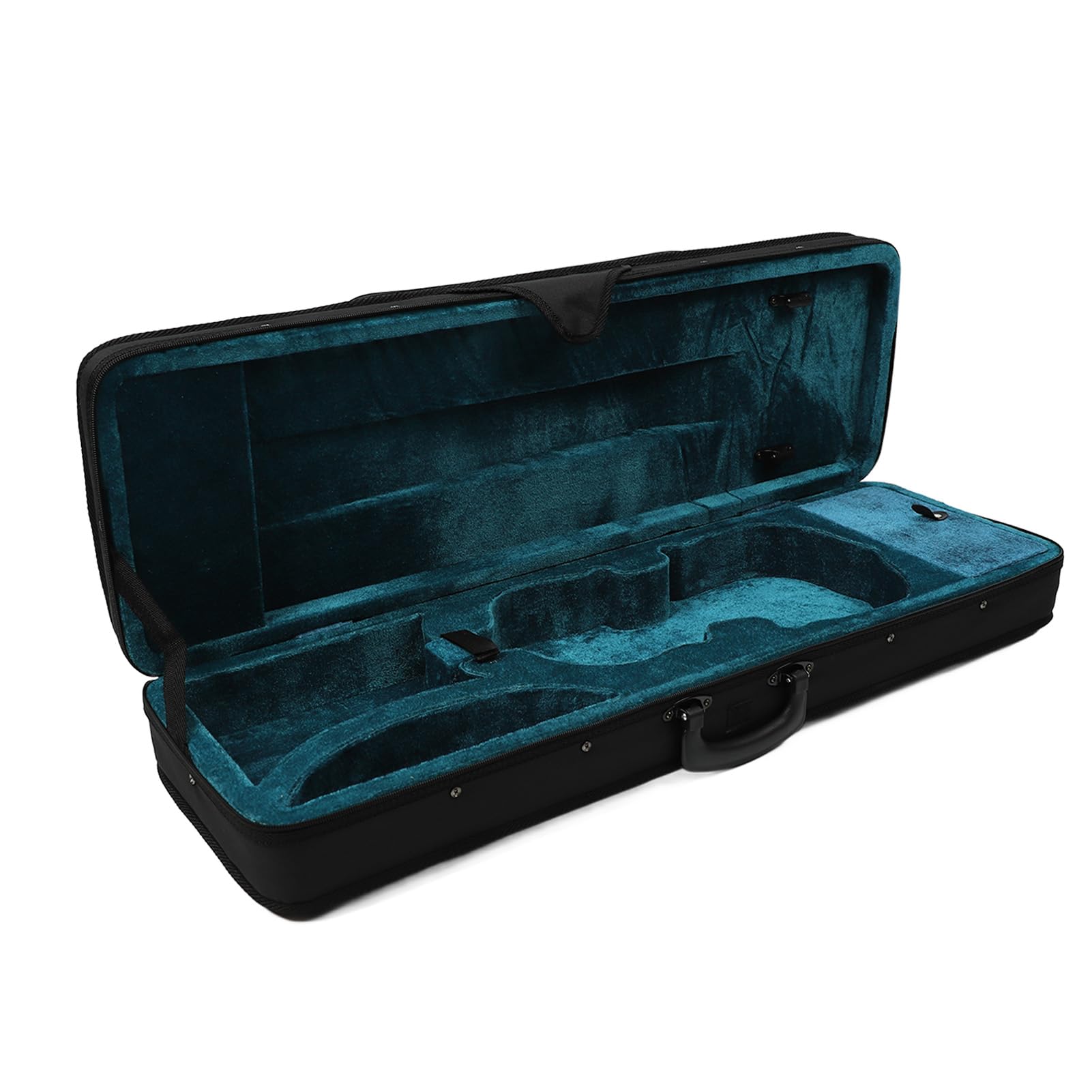 Rengue Estuche Ligero para Violín, Estuche Compacto de Espuma Oxford con Asa para Accesorios para Lazos de Violín 4/4, Almacenamiento de Viaje