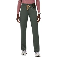 FIGS Livingston High-Rise Straight-Leg Scrub Pant for Women