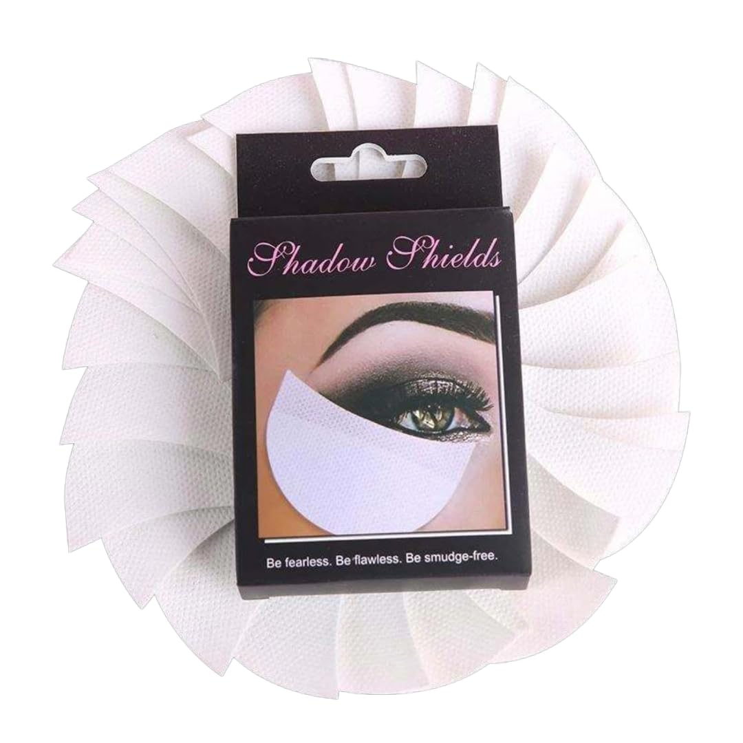 Disposable Eye Makeup Shadow Shields Under Eye Gel Pads for Eyeshadow Mascara Eyeliner Smudge Protection Lint Free Makeup Tool PACK OF 30 Pcs-image-29