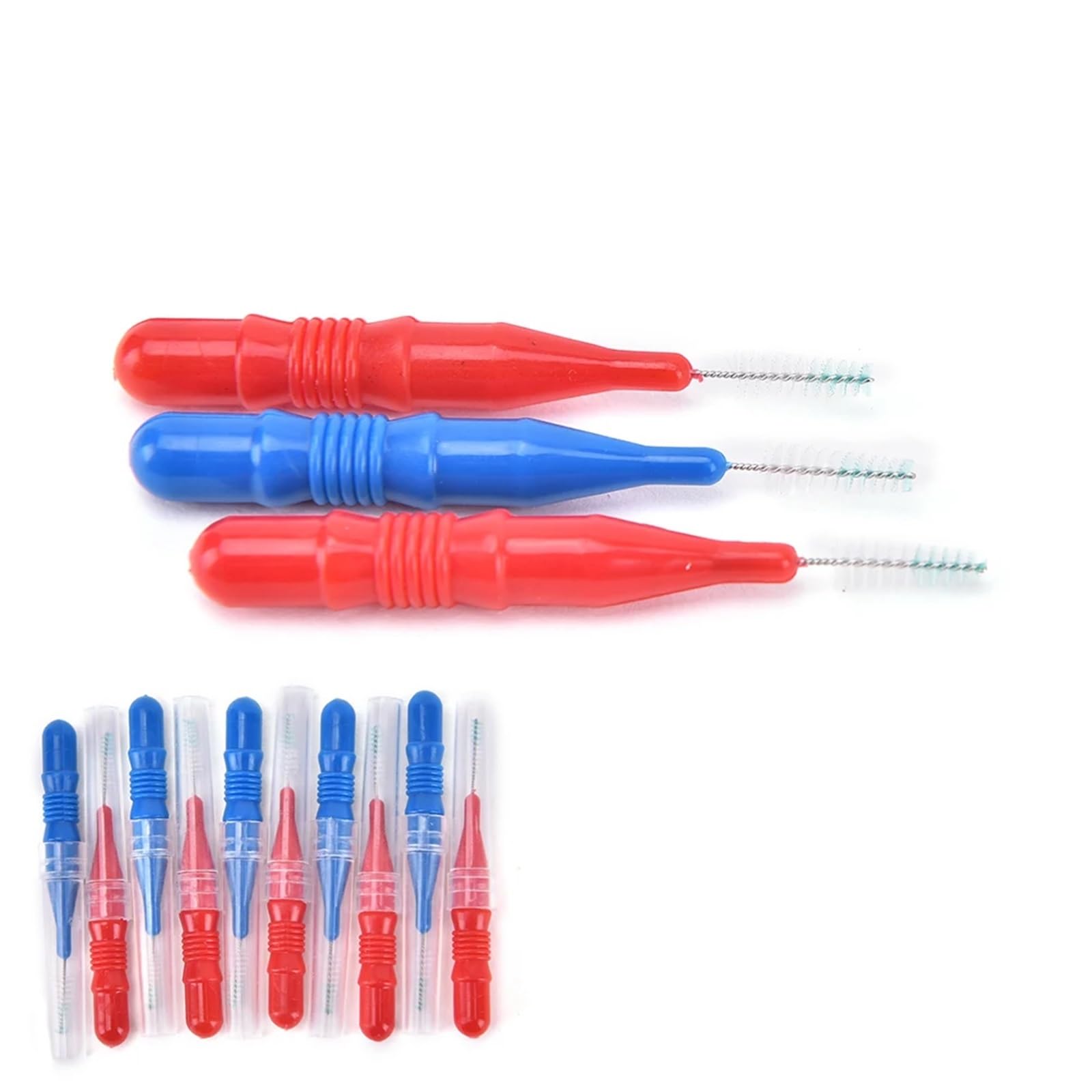 międzyzębowe i patyczki z nicią dentystyczną, Interdental Brush 30-50pcs Multicolor(50pcs-random)