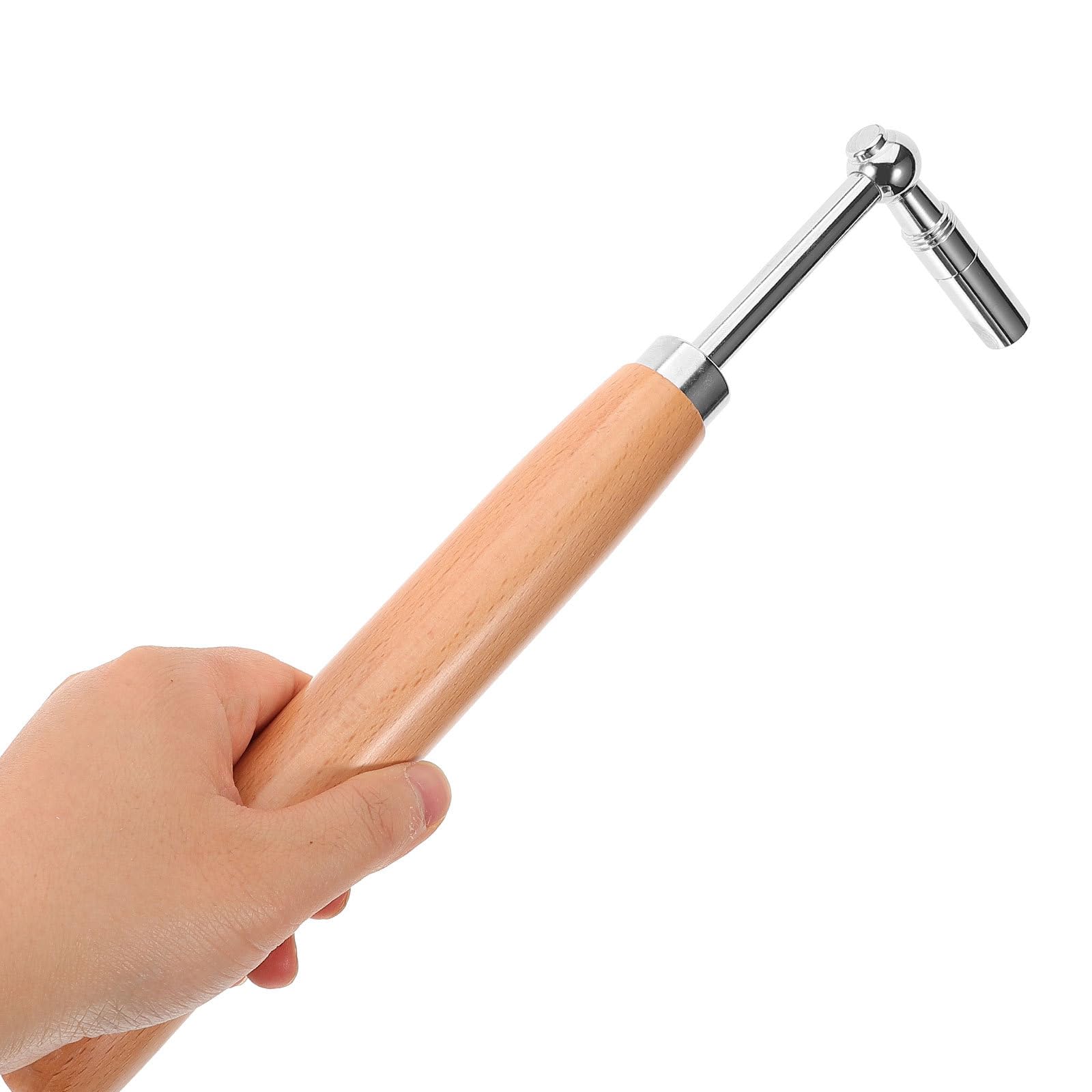 Toyvian Clé À Piano Professionnelle En Acier Avec Manche En Bois Outil D'Accordage Portable Pour RéGlage PréCis De Tonalité Accessoire Fiable Pour Instrument De Musique 12.40X2.95X1.30 Pouces